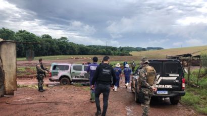 Caoagro flagra irregularidades sanitárias em acampamento no interior de Xanxerê