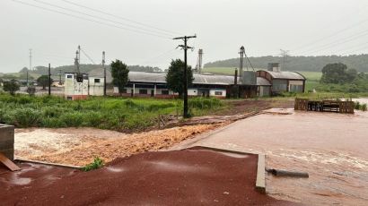 Administração Municipal destaca que não houve problemas estruturais nas bacias de contenção