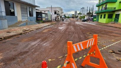 Prefeitura de Xanxerê destaca trechos de ruas que ainda estão interditados