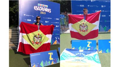 Paratletas de Xaxim conquistam medalhas nas Paraolimpíadas Escolares