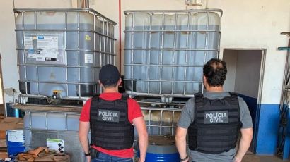 Seis mil litros de combustível são apreendidos pela Polícia Civil de Vargeão