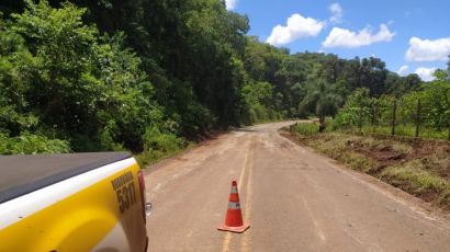 PMRv pede para que motoristas redobrem a atenção em trecho da SC-155 