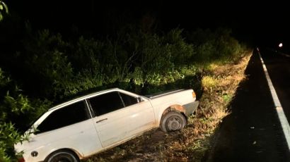 Saída de pista é registrada na SC-155 em Abelardo Luz