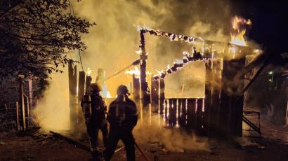 Incêndio criminoso deixa residência destruída em Xanxerê