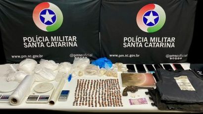 Cinco pessoas são detidas suspeitas de tráfico de drogas, em Xanxerê