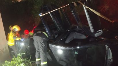 Carro sai da pista e capota em Xanxerê 