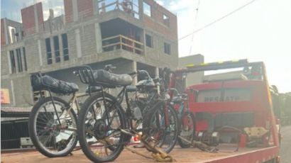 PM apreende bicicletas motorizadas após denúncias de perturbação em Xaxim 