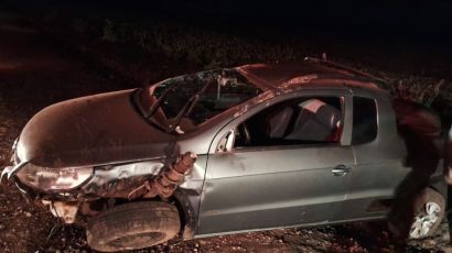 Acidente no interior de São Domingos mobiliza bombeiros na noite de quarta-feira 