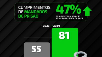 Polícia Civil cumpre mais de 80 mandados de prisão na região Oeste em 2024